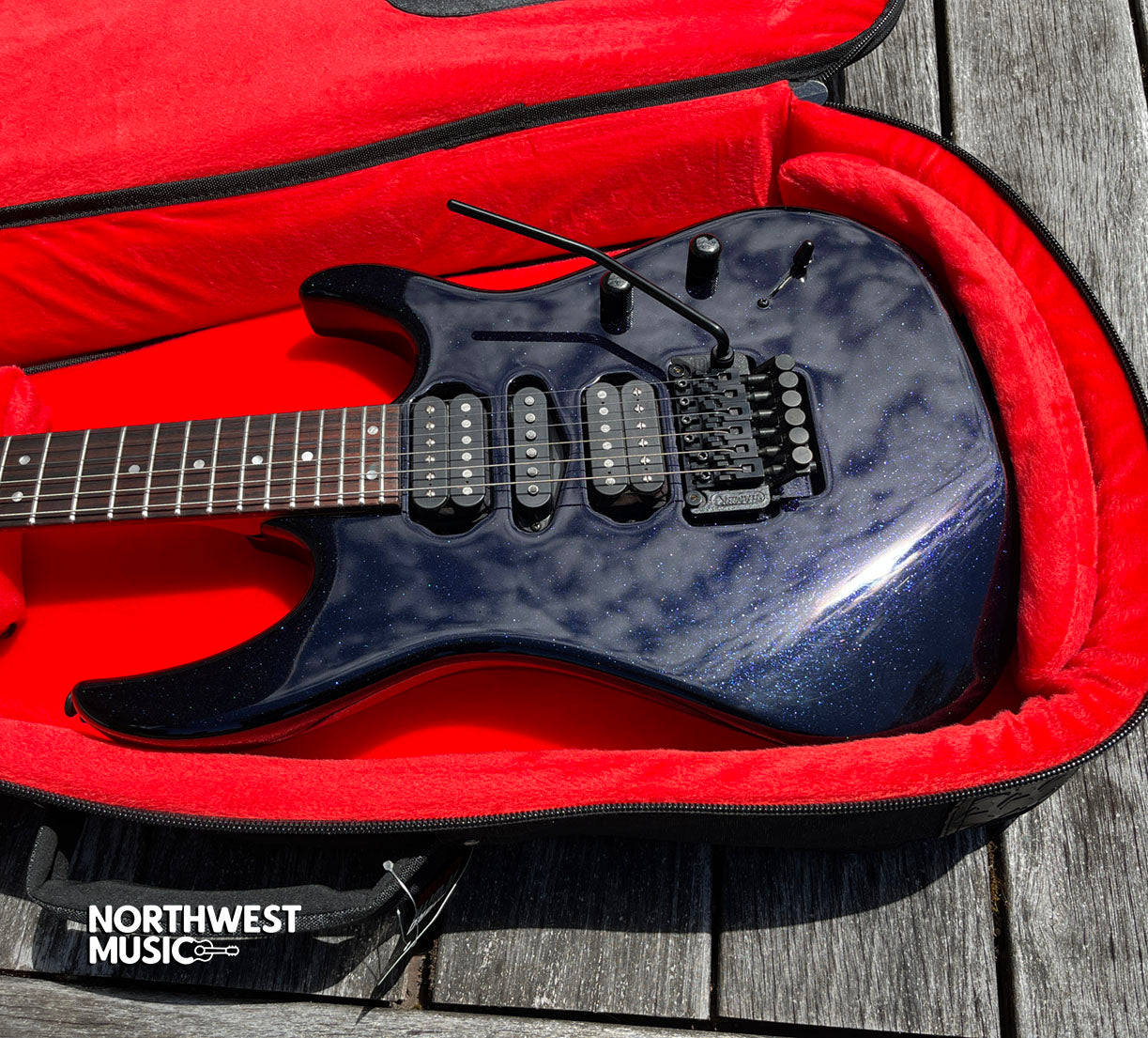 Hamer USA Diablo II Blue Metal Flake