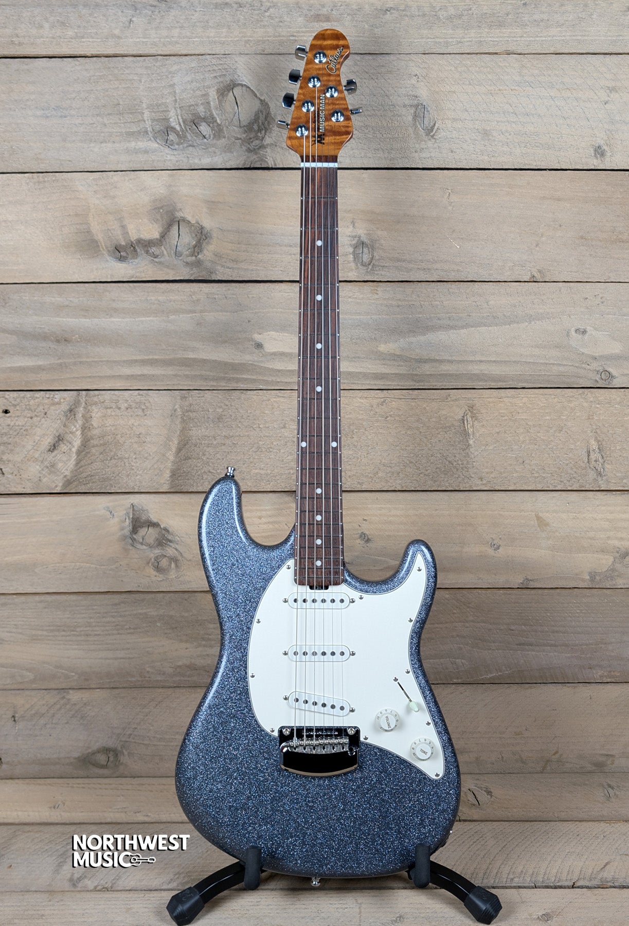 Ernie Ball Music Man Cutlass RS Charcoal Sparkle