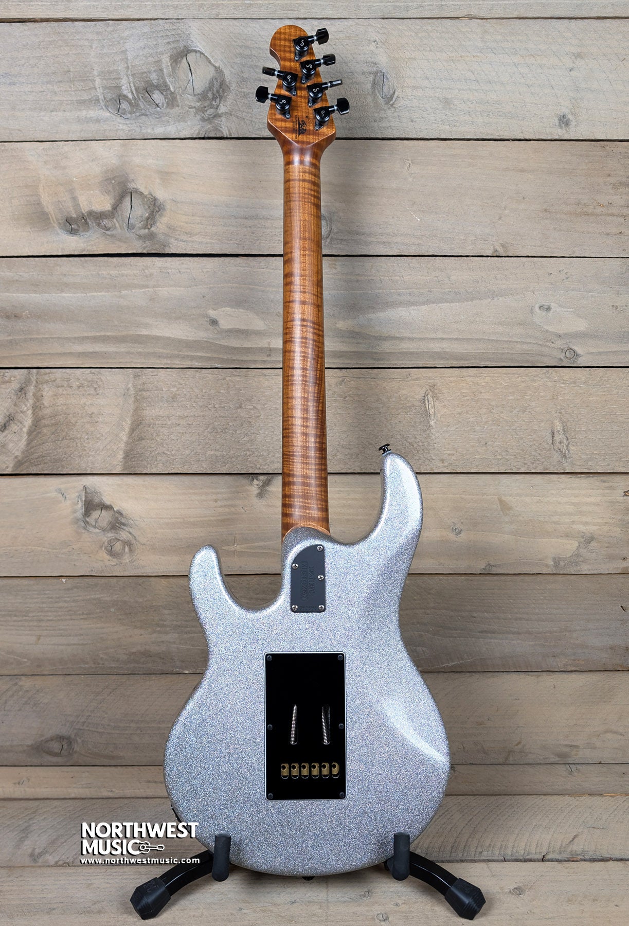 Ernie Ball Music Man Silhouette Silver Sparkle