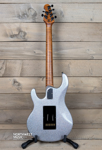 Ernie Ball Music Man Silhouette Silver Sparkle