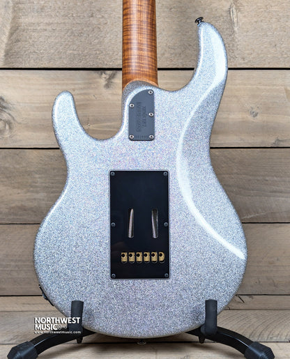 Ernie Ball Music Man Silhouette Silver Sparkle