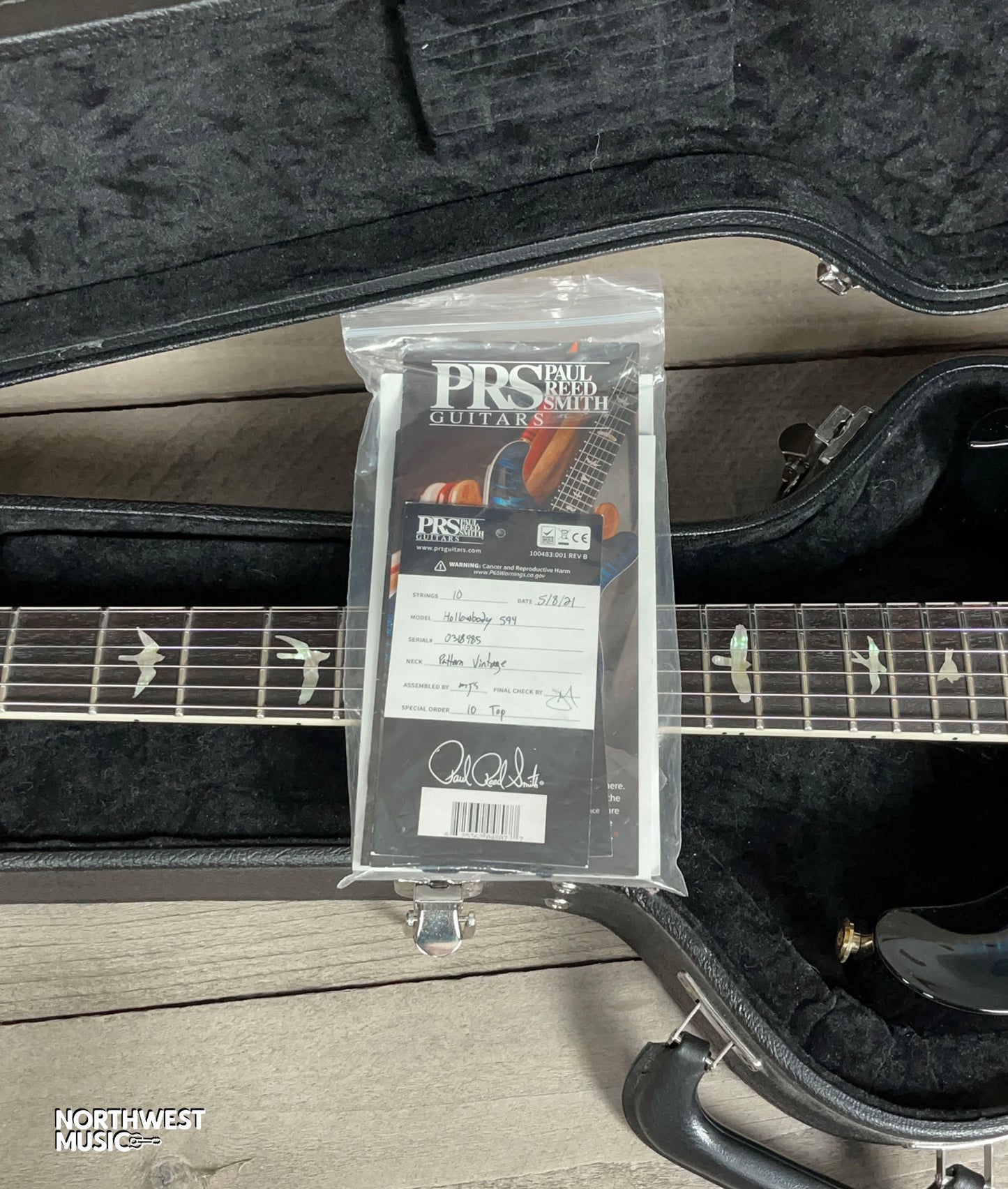 Paul Reed Smith McCarty 594 Hollowbody II Sapphire Blue