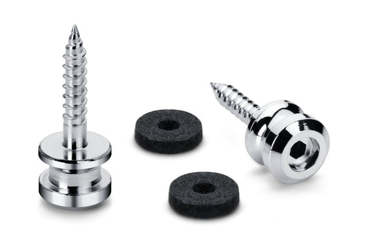 Schaller S-Locks Chrome Strap Lock Buttons Medium